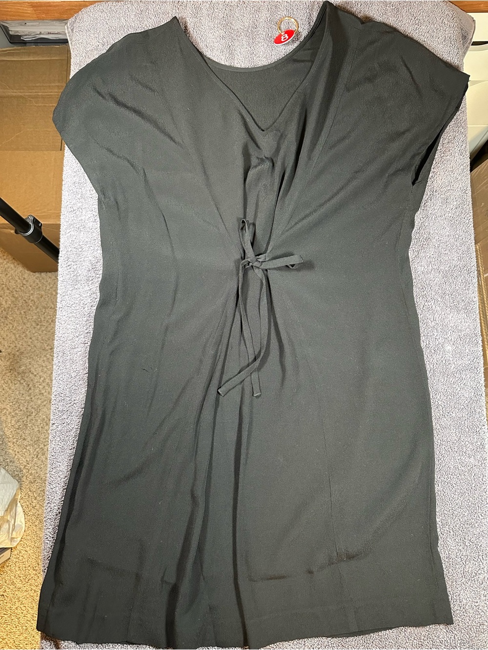 Madewell Black Mini Dress Women’s Size 8 Short Sleeve Minimalist Casual Work